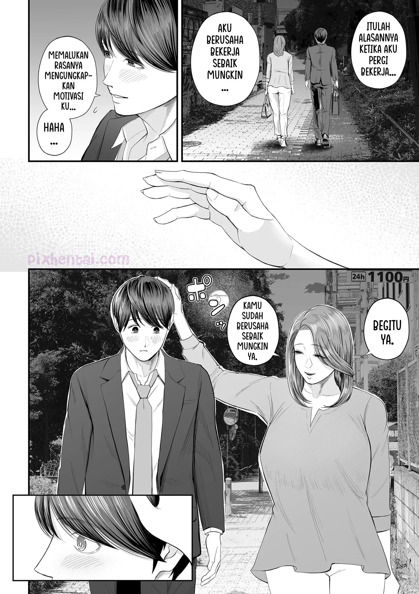 Komik hentai xxx manga sex bokep The Young Man is Delighted to Meet Beautiful Milf 16